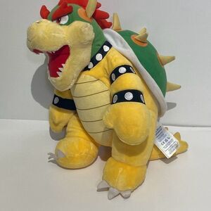 Build-A-Bear Workshop Bowser King Koopa Super Mario Brothers Stuffed Plush Toy